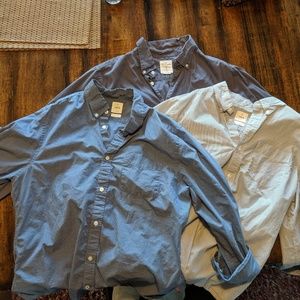 3 GAP Button Down Shirts Large